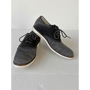 Johnston & Murphy Gray Knit Oxford‎ Dress Shoes Casual Lace Up Comfort  Size 9.5